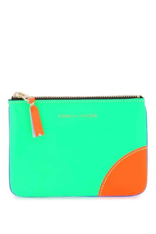 Comme Des Garcons Wallet Men's Fluo Mini Pouch