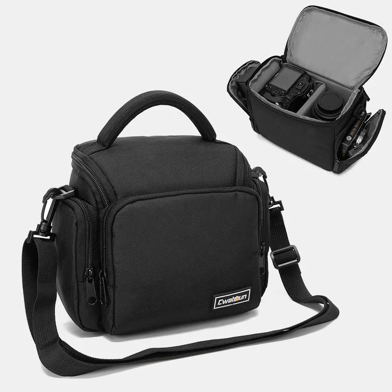 Compact Camera Bag SLR DSLR Camera Case Crossbody Messenger Bag