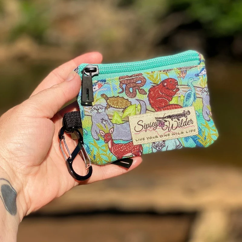 Creek Critters Clip Wallet