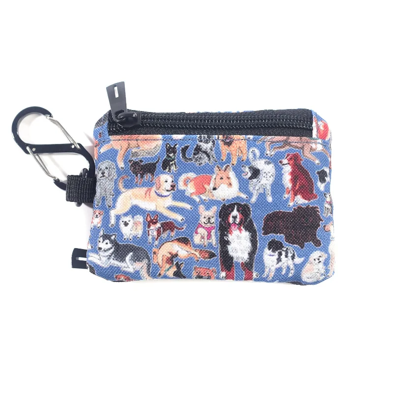 Dog Park (Dark Blue) Clip Wallet