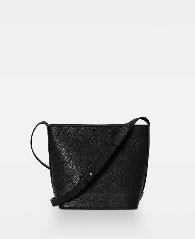 EDITH Small Bucket Bag - Black