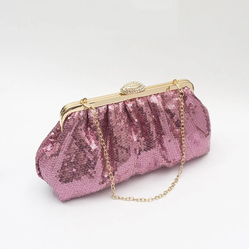 Evening Bag For Women Multi-Color Beaded Sequin Diamond Party Clutch