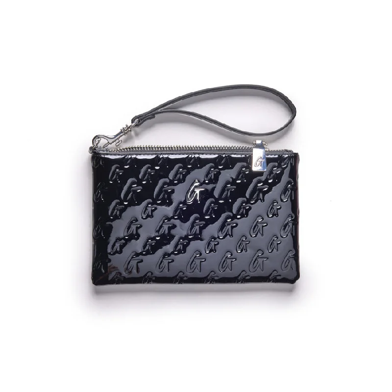 MONOGRAM MINI WRISTLET MIRROR BLACK