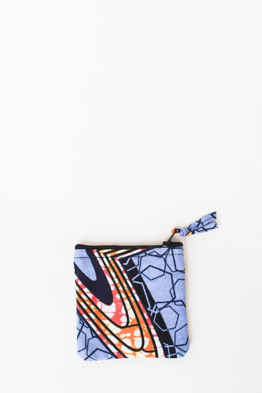 Kitenge Coin Pouch, Starflower