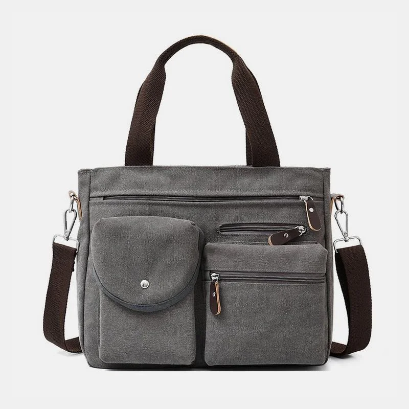 Large Capacity Multi-Pocket Casual Messenger Bag