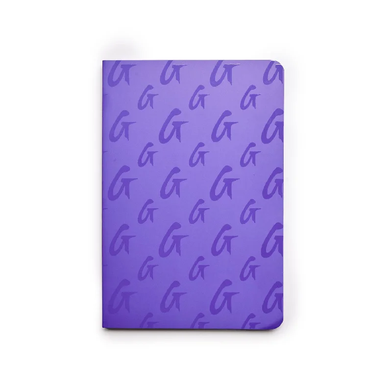 MONOGRAM NOTEBOOK PURPLE