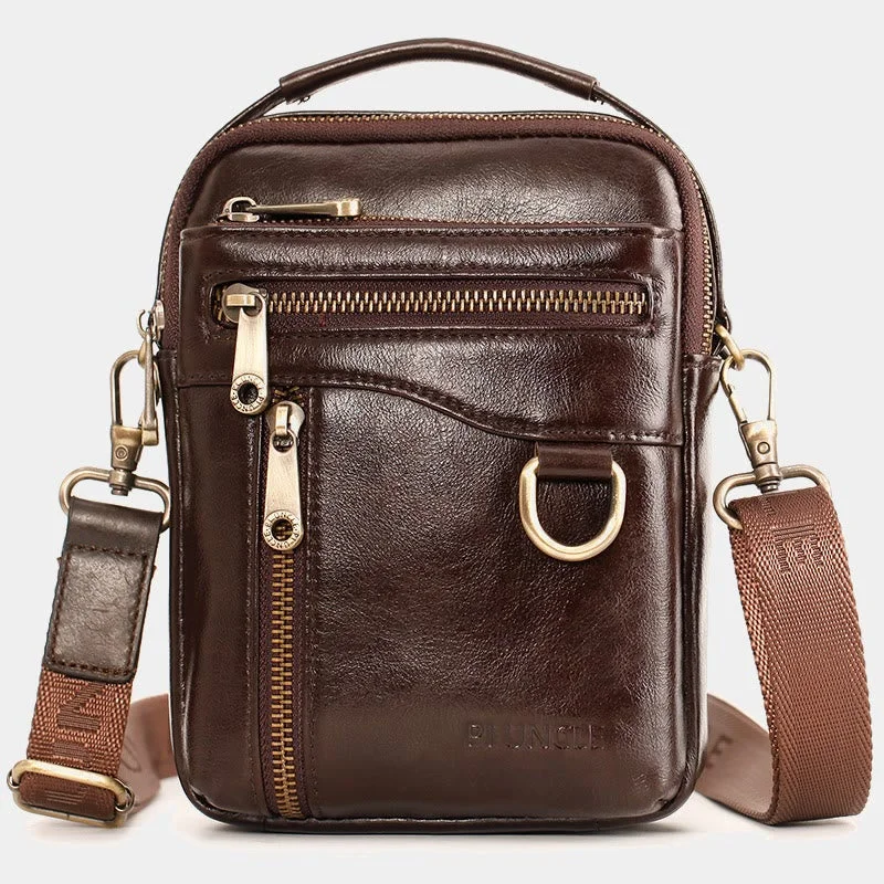 Multifunctional Leather Phone Bag Waist Bag Crossbody Bag