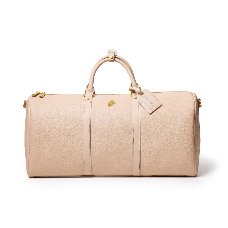 PEBBLE DUFFLE BAG NUDE