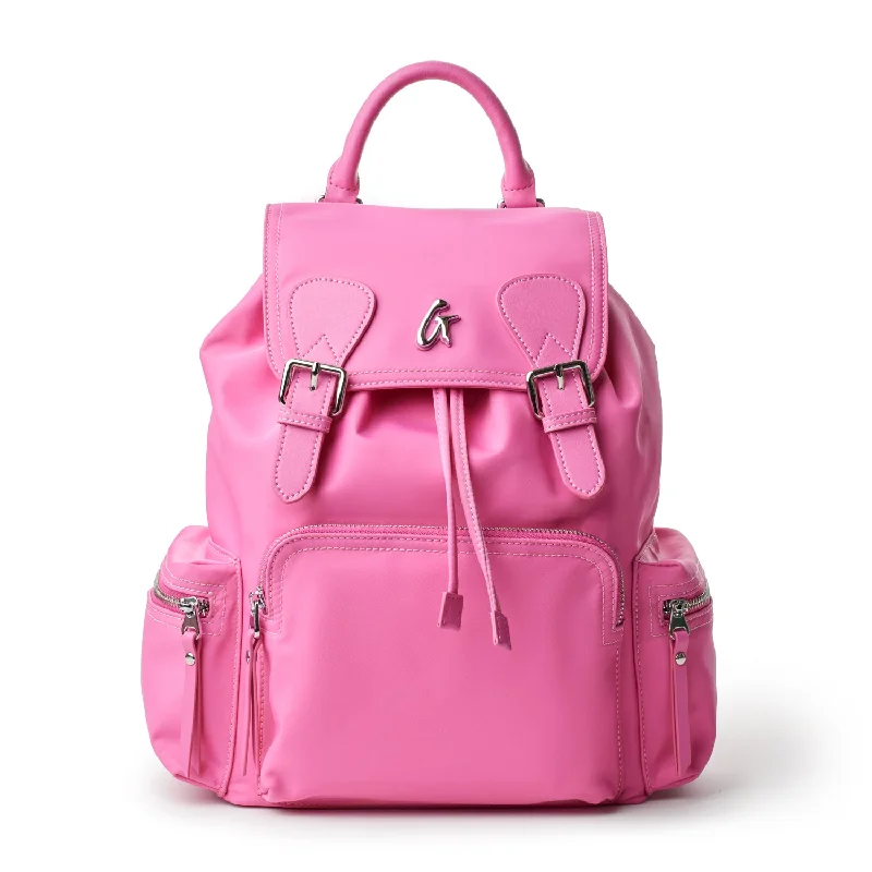 NYLON BACKPACK HOT PINK