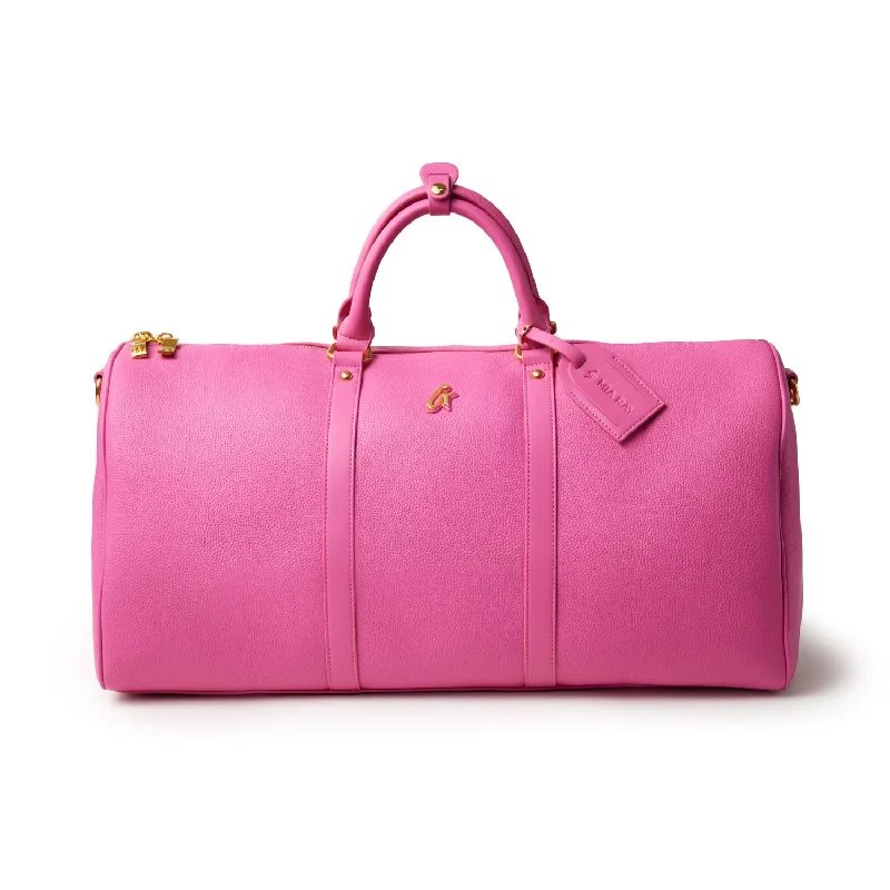 PEBBLE DUFFLE BAG HOT PINK