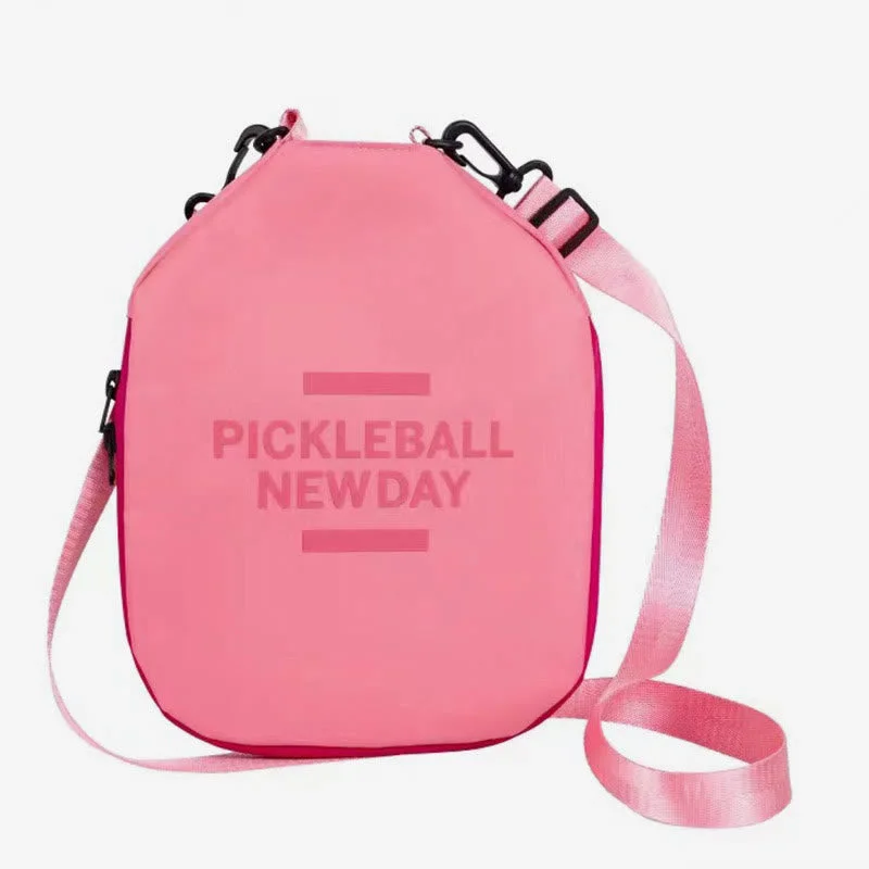 Pickleball Paddle Cove Racket Sleeve Bag with Crossbody Strap