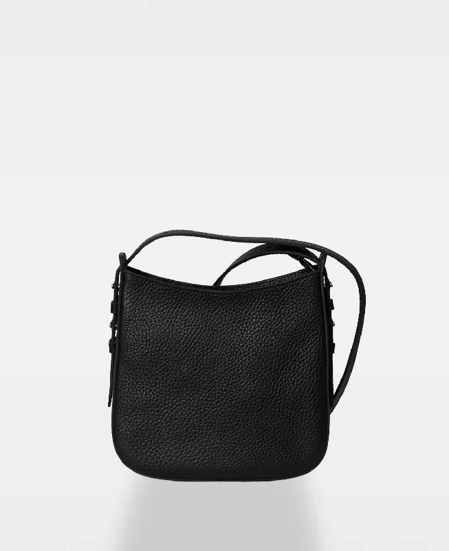 POPPY small hobo bag - Black