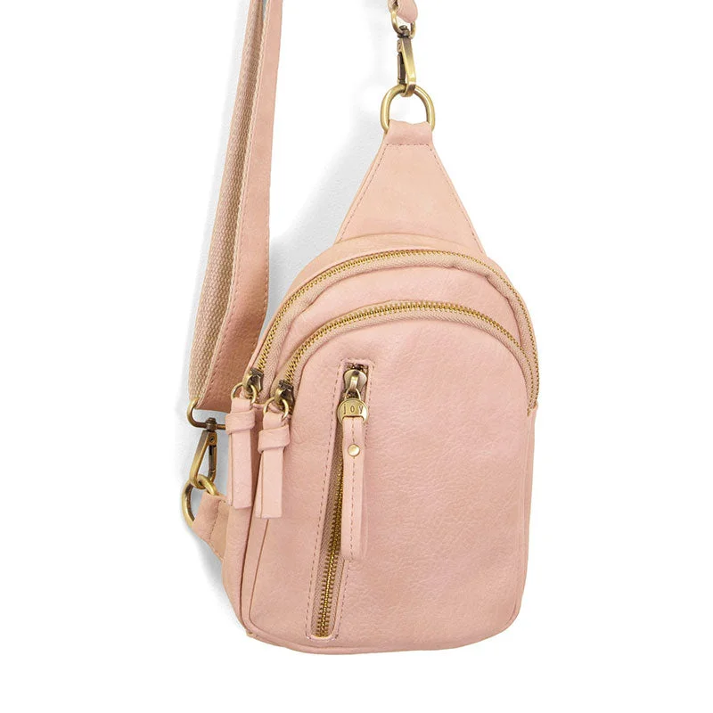 Skyler Sling Bag in Rose Quartz