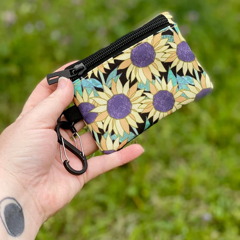 Sunflower Fields Clip Wallet