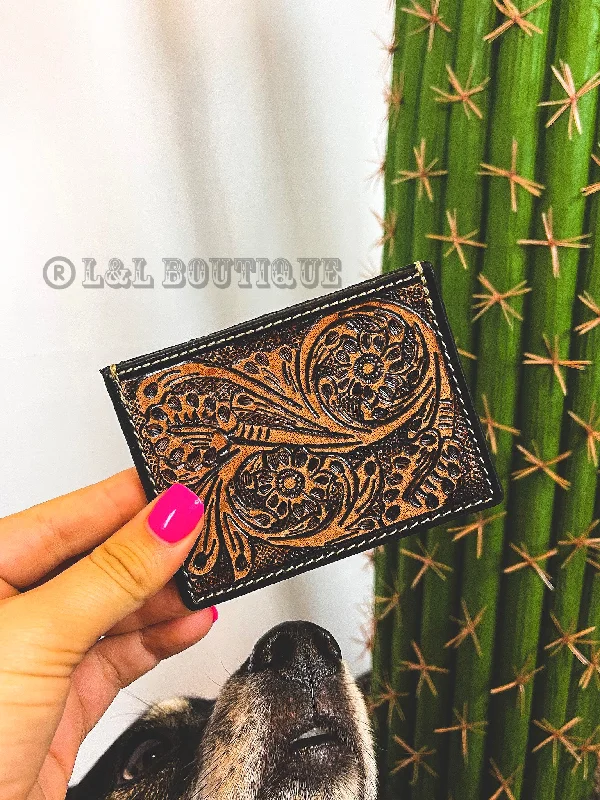 Oriflamme Tooled Card Holder