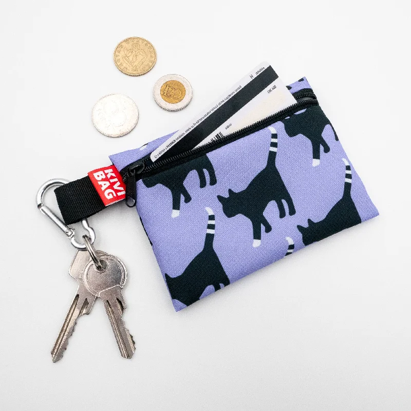 Zipper Wallet (Cat Purple)